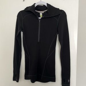 Smartwool Black 1/4 Zip Jacket/Pullover